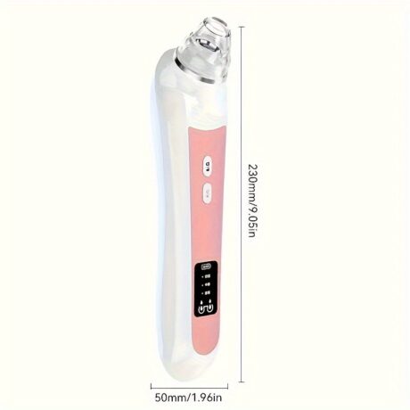 Electric Blackhead Remover Vacuum - USB Rechargeable Pore Cleaner For Facial Cleaning And Pimple Removal 6 interchangeable heads for convenient use