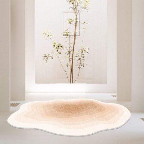 CloudSoft Gradient Rug - Ultra Soft, Comfortable, and Anti-Slip Living Room Carpet with Ultra-Fine Fiber Construction, Imitation Cashmere Feel, and Non-Slip Backing for Enhanced Safety and Durability