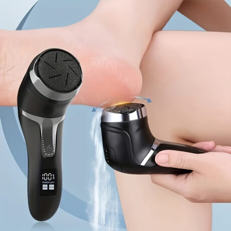 Rechargeable Electric Foot Callus Remover - Personal Care Electronics for Smooth Feet, Easy to Use, Painless, and Fast Results - Ideal for Cracked Heels and Dead Skin Removal