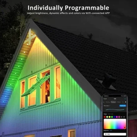 🎅 Early Christmas 90%OFF – Smart Rainbow LED Permanent Outdoor Light – Smartlight 🎁